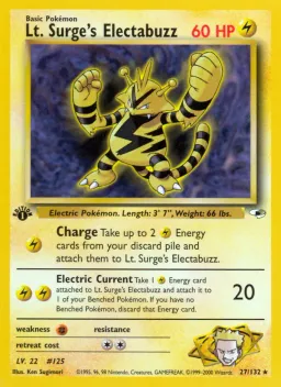Lt. Surge's Electabuzz 27 Gym Heroes