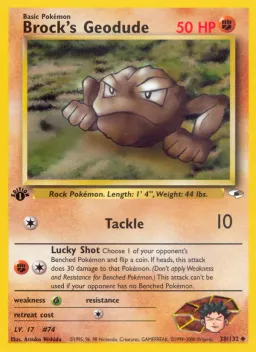 Brock's Geodude 38 Gym Heroes