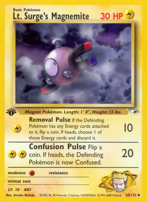 Lt. Surge's Magnemite 50/132