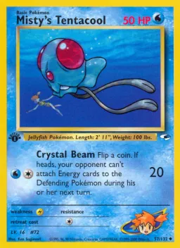 Misty's Tentacool 57 Gym Heroes