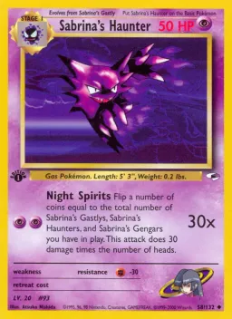 Sabrina's Haunter 58 Gym Heroes