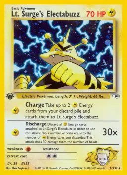 Lt. Surge's Electabuzz 6 Gym Heroes