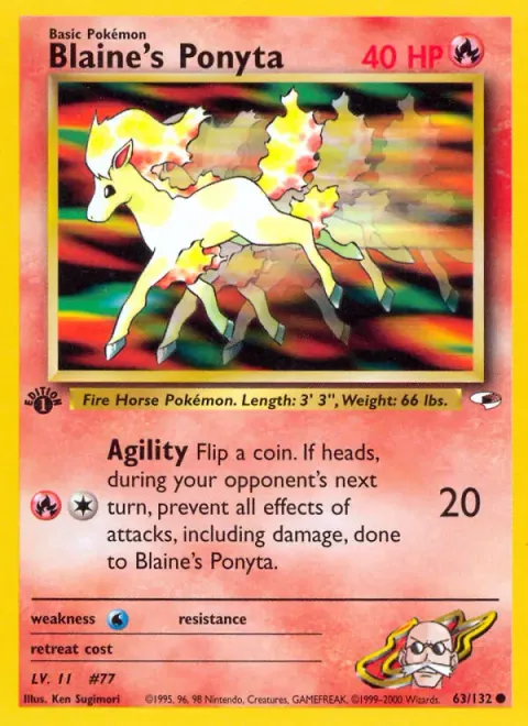 Blaine's Ponyta 63/132