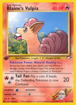 Blaine's Vulpix 65 Gym Heroes