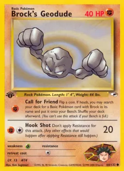 Brock's Geodude 66 Gym Heroes