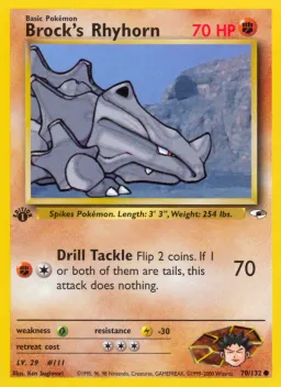 Brock's Rhyhorn 70 Gym Heroes