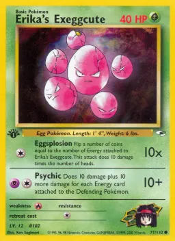 Erika's Exeggcute 77 Gym Heroes