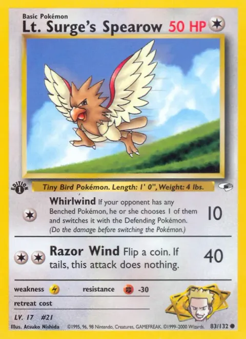 Lt. Surge's Spearow 83/132