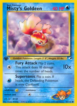 Misty's Goldeen 85 Gym Heroes