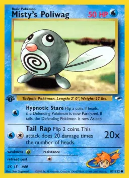 Misty's Poliwag 87 Gym Heroes