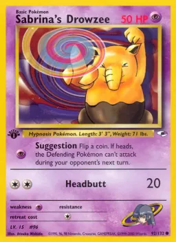 Sabrina's Drowzee 92 Gym Heroes