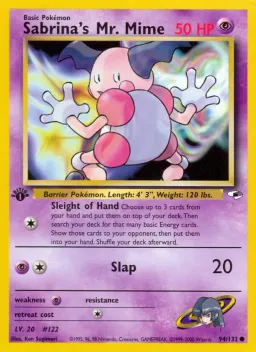 Sabrina's Mr. Mime 94 Gym Heroes