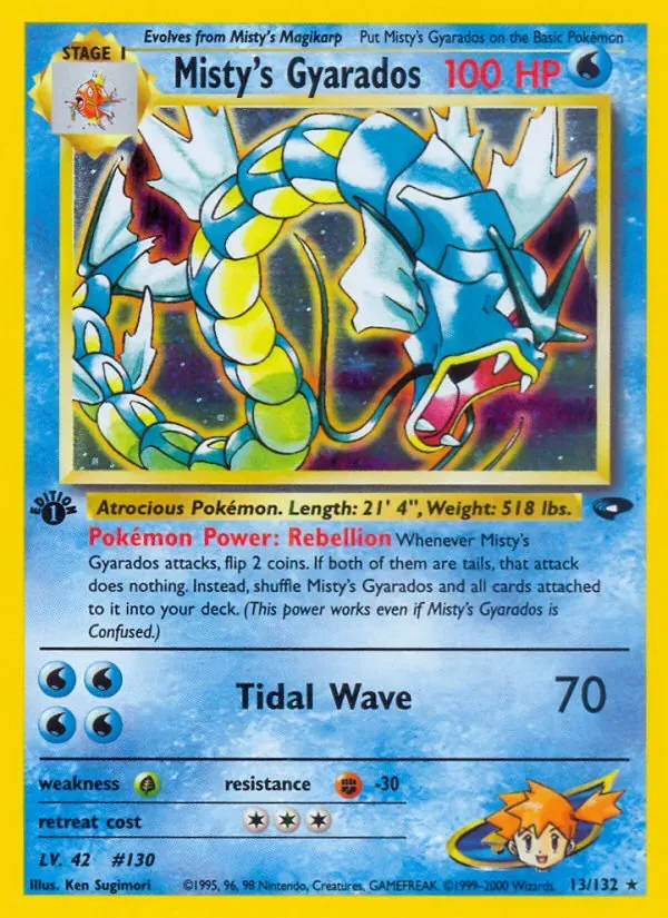 Misty's Gyarados 13/132 Gym Challenge