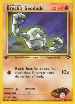 Brock's Geodude 68 Gym Challenge