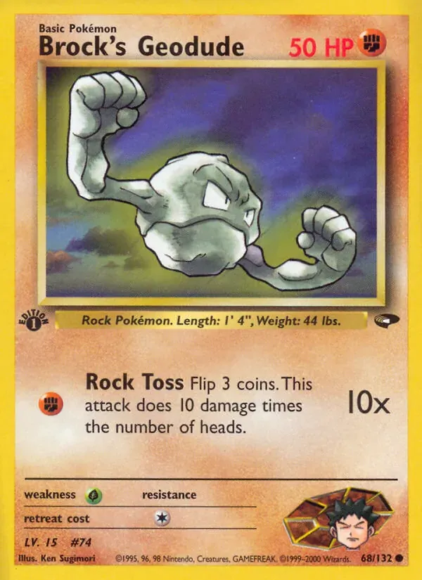 Brock's Geodude 68/132 Gym Challenge