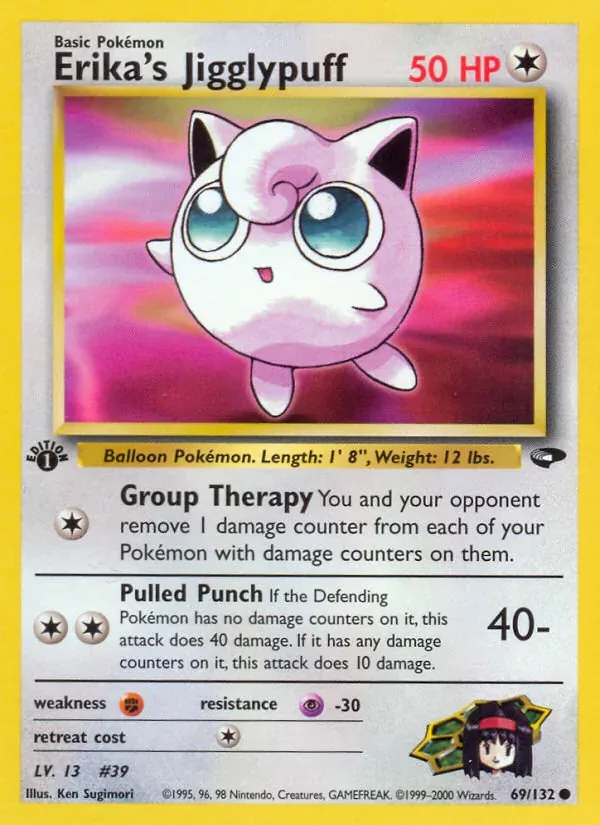 Erika's Jigglypuff 69/132 Gym Challenge