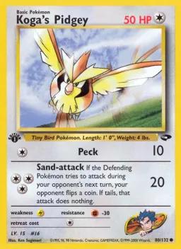 Koga's Pidgey 80 Gym Challenge