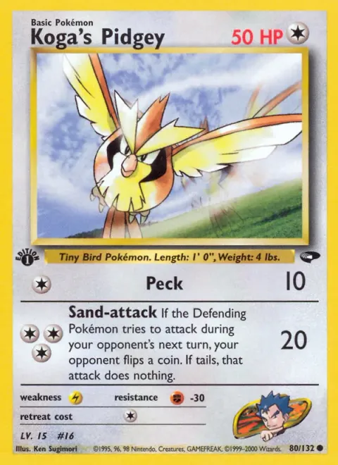 Koga's Pidgey 80/132