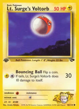 Lt. Surge's Voltorb 86 Gym Challenge