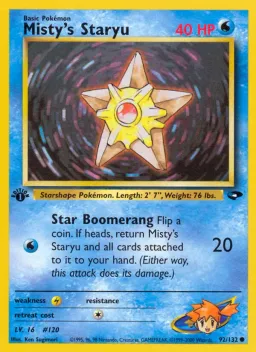 Misty's Staryu 92 Gym Challenge