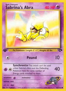 Sabrina's Abra 93 Gym Challenge