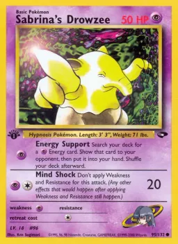 Sabrina's Drowzee 95 Gym Challenge