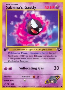 Sabrina's Gastly 97 Gym Challenge