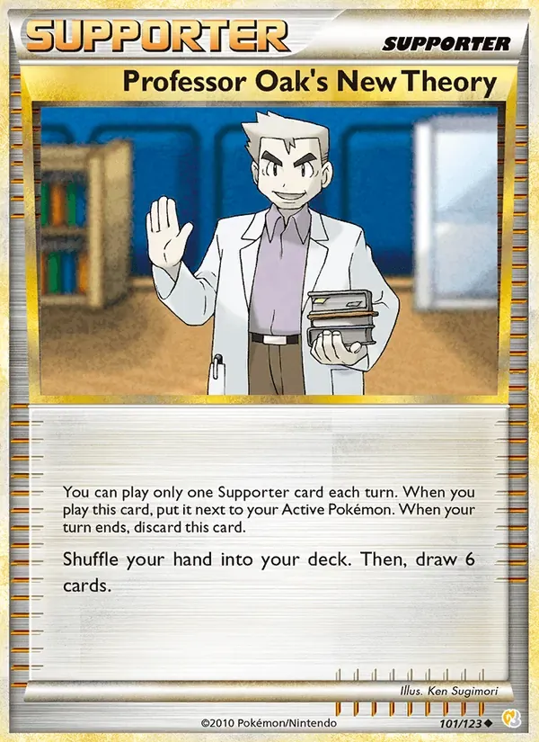 Professor Oak's New Theory 101/123 HeartGold SoulSilver