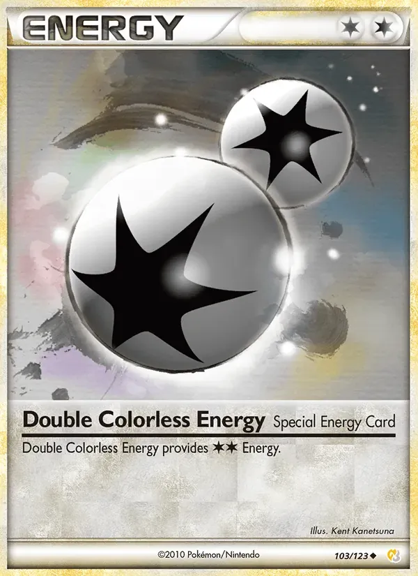 Double Colorless Energy 103/123 HeartGold SoulSilver