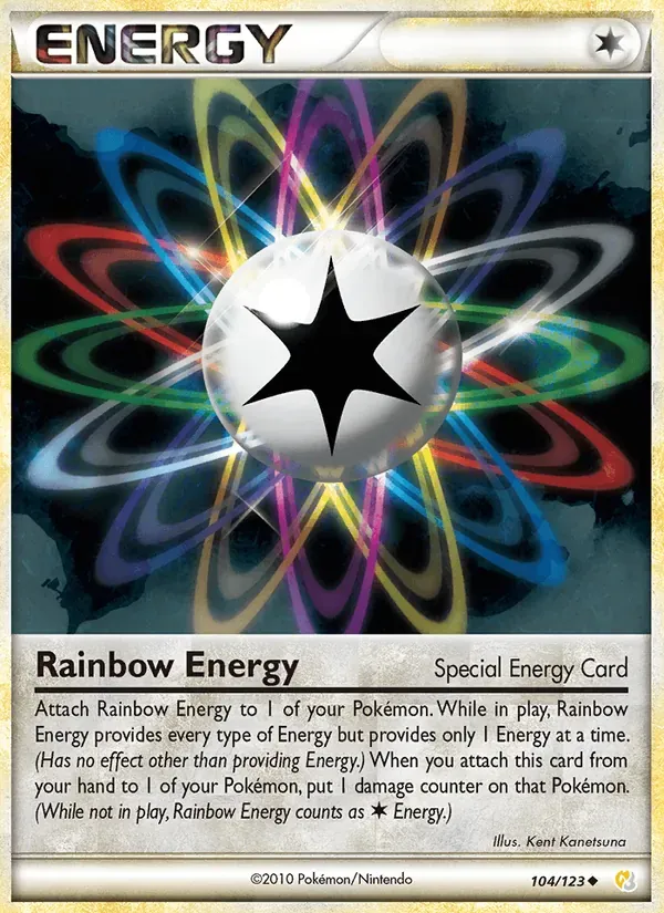 Rainbow Energy 104/123 HeartGold SoulSilver