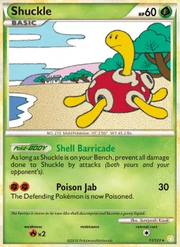 Shuckle 11 HeartGold SoulSilver