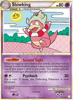 Slowking 12 HeartGold SoulSilver