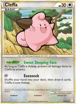 Cleffa 17 HeartGold SoulSilver