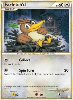 Farfetch'd 19 HeartGold SoulSilver