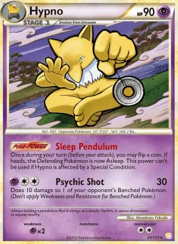 Hypno 23 HeartGold SoulSilver