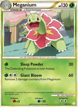 Meganium 26 HeartGold SoulSilver