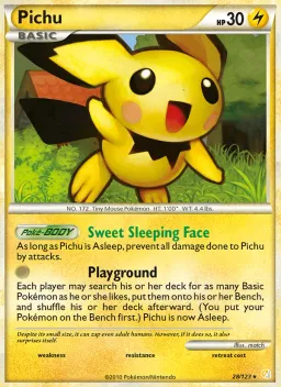 Pichu 28 HeartGold SoulSilver