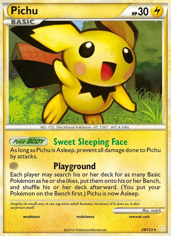 Pichu 28/123 HeartGold SoulSilver