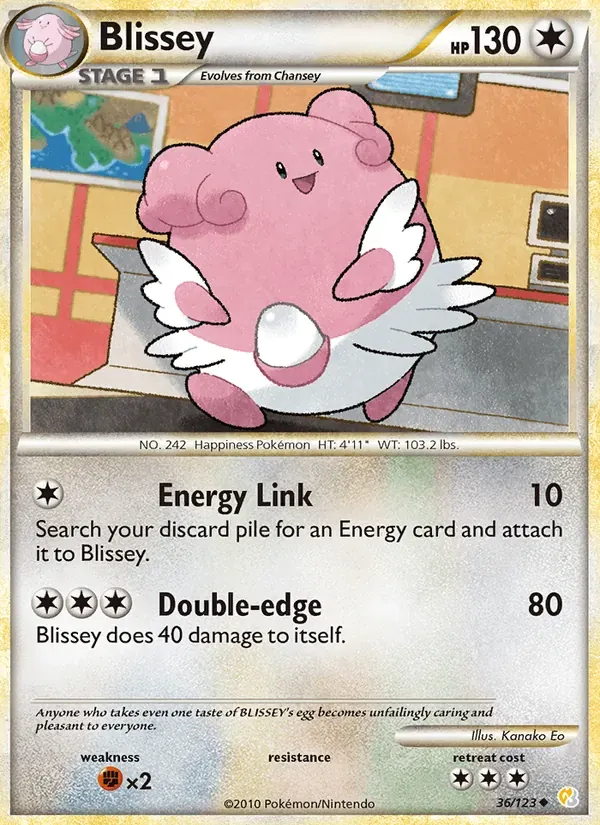 Blissey 36/123 HeartGold SoulSilver