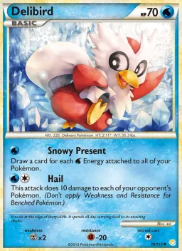 Delibird 39 HeartGold SoulSilver