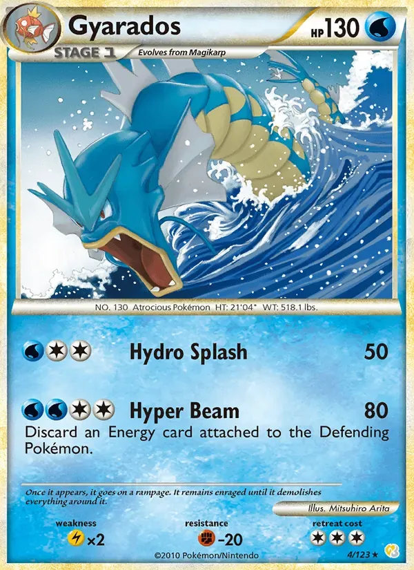 Gyarados 4/123 HeartGold SoulSilver