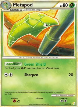 Metapod 46 HeartGold SoulSilver
