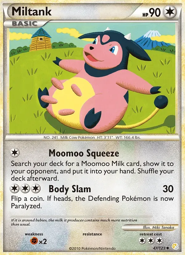 Miltank 47/123 HeartGold SoulSilver