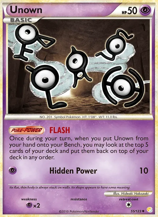 Unown 55/123 HeartGold SoulSilver