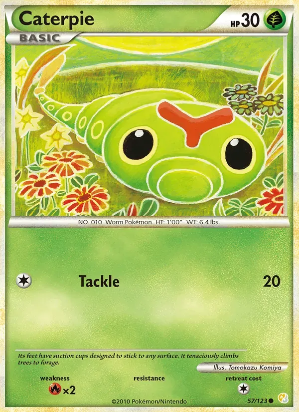 Caterpie 57/123 HeartGold SoulSilver