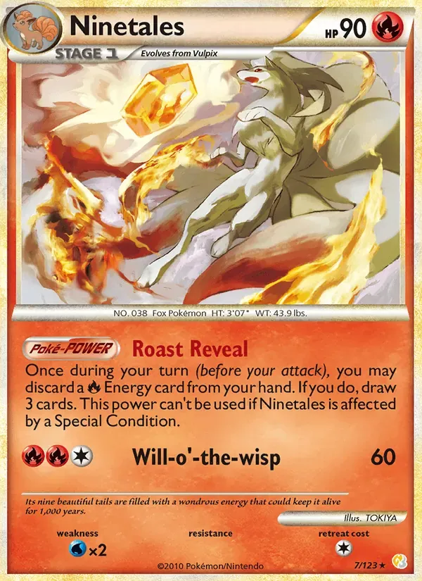 Ninetales 7/123 HeartGold SoulSilver