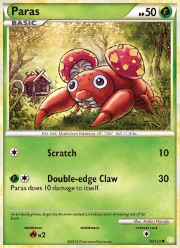 Paras 76 HeartGold SoulSilver