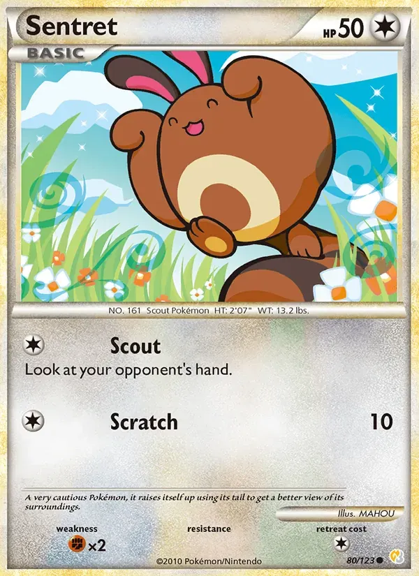 Sentret 80/123 HeartGold SoulSilver