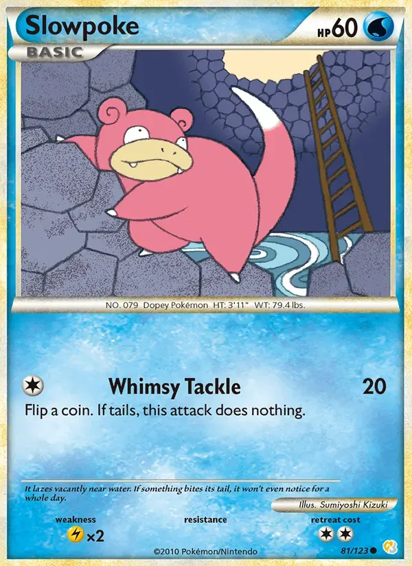 Slowpoke 81/123 HeartGold SoulSilver