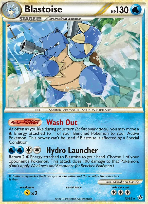 Blastoise 13/95 Revelado